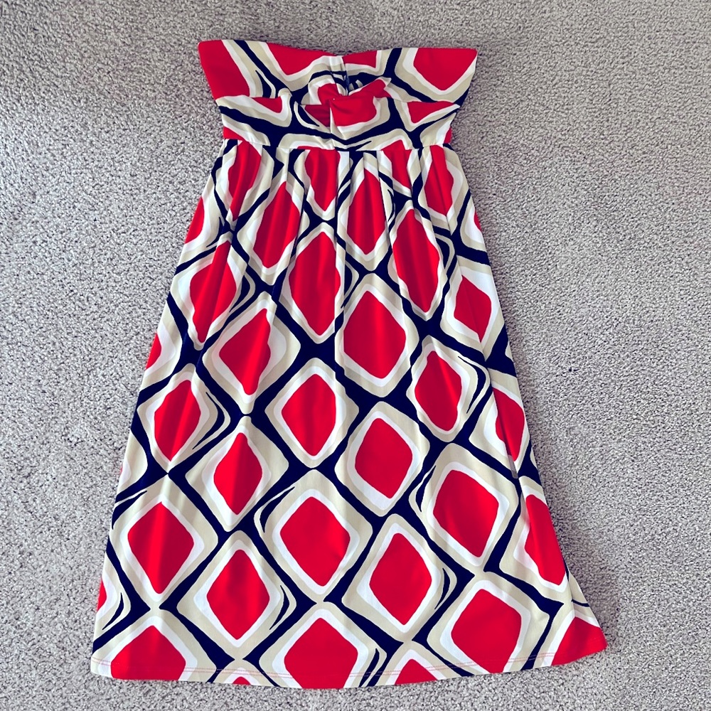 Curtsey Strapless Dress Size Small